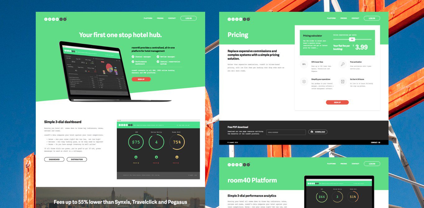 Agency 93digital has included beautifully laid out images to illustrate case studies on its website.