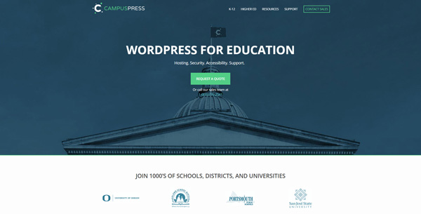 CampusPress - A complete hosting solution for universities, colleges, and schools!