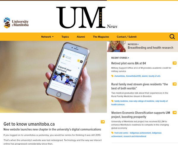 University of Manitoba News site - powered by WordPress!
