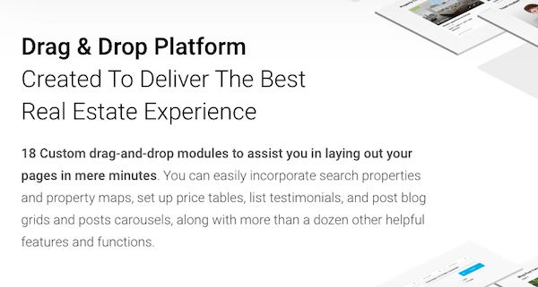 Use the easy drag and drop builder