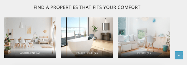 An example of giving people listing options