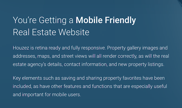 make sure your real estate website is mobile friendly