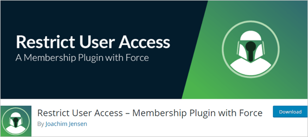 Restrict User Access – Membership Plugin with Force