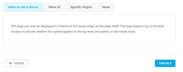 The feature policy header gives you extra options