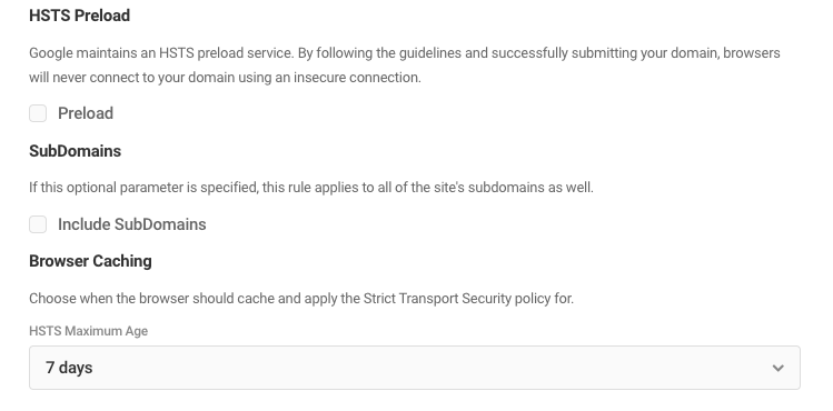 A look at the strict transport header in action