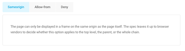 Avoid clickjacking attacks with this security header