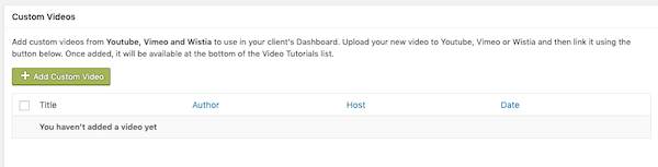 If you'd rather add your own video you can do that too