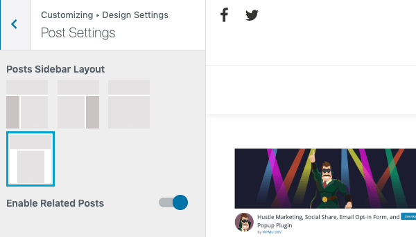 Change up the post layout settings if you want a different look