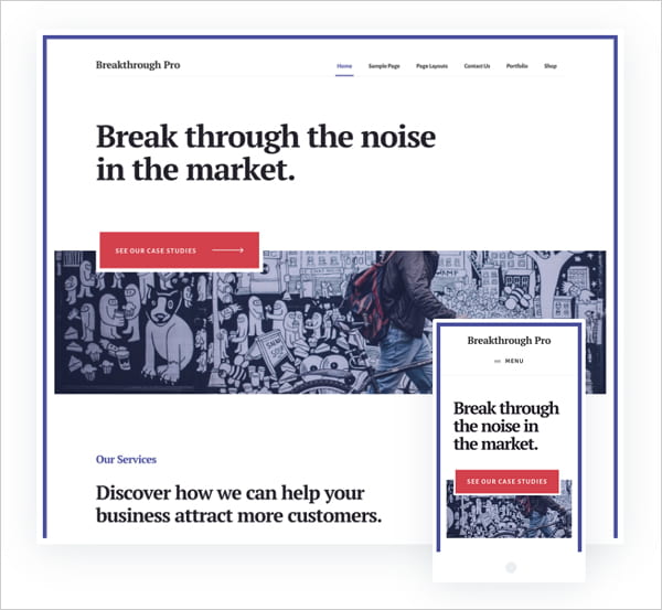 A WordPress theme built with the Genesis framework.