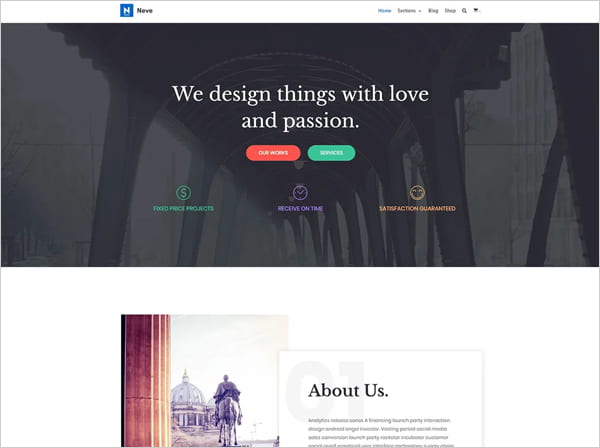 WordPress Theme: Neve