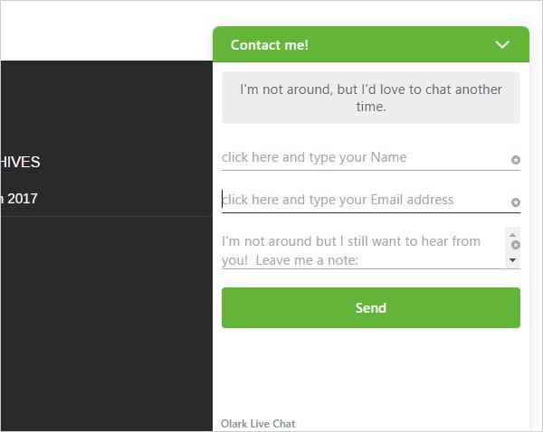 Olark Live Chat