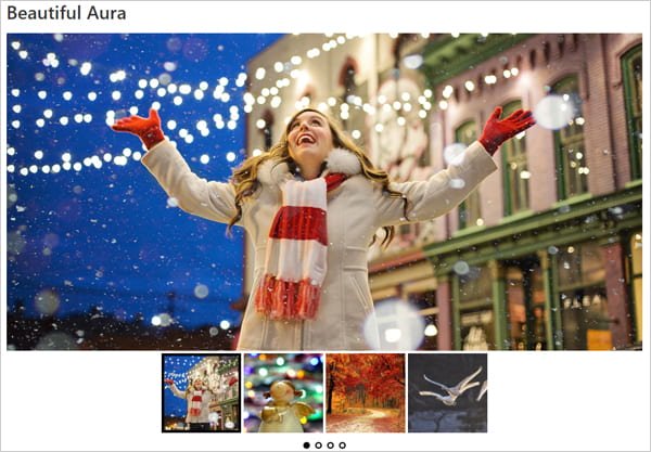 Ultimate Responsive Image Slider demo slider