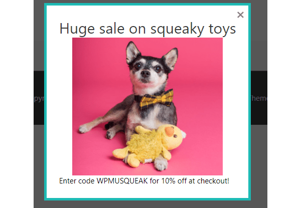 Example of a pop-up made with Boxilla