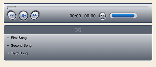 CP Media Player example.