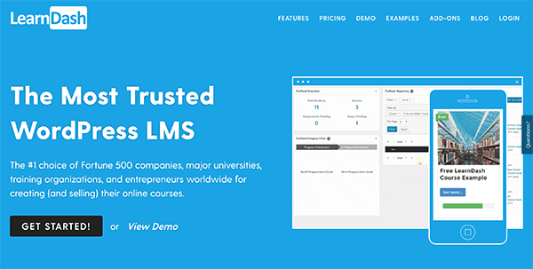 LearnDash homepage image.