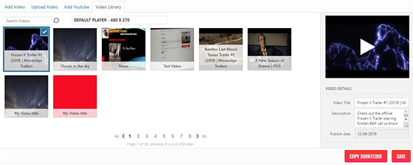 Brid Video Display example.