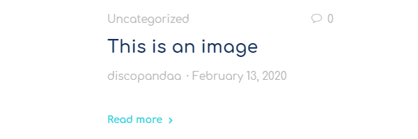 Example of posting an image as a standard post in arcanum