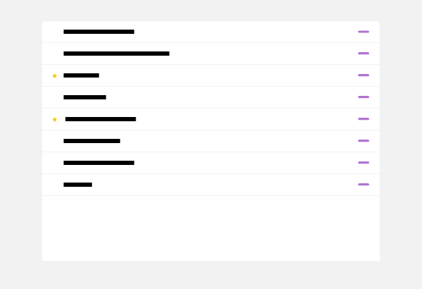Example of viewing just one color label in The Hub.