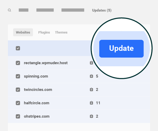 The Hub Update example.