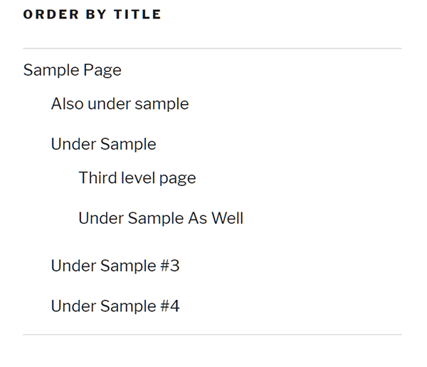 Advanced Sidebar example.