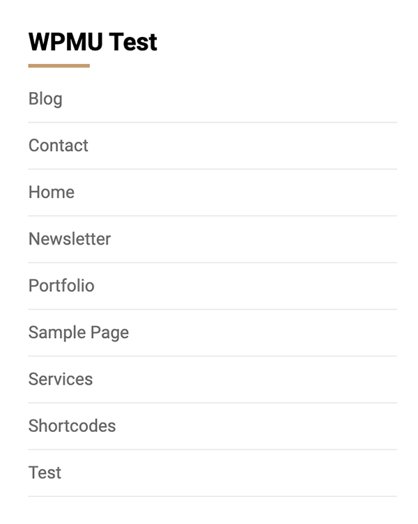 CC Child Pages example.