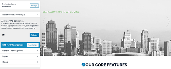 Child Theme example.