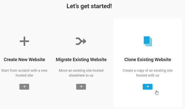 Clone Existing Website
