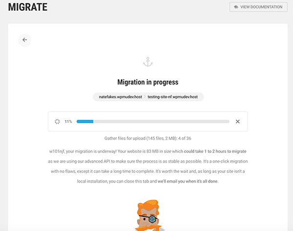 Migration in process.