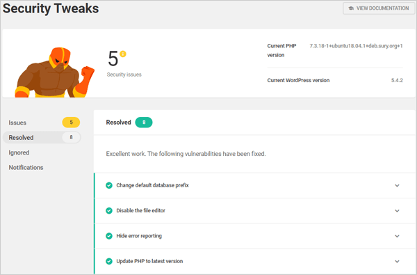 Defender Security Tweaks - Resolved