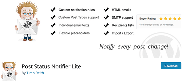 post status notifier lite