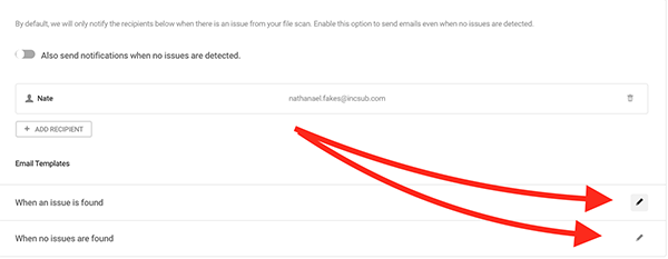Clicking the pencil will allow for customization.