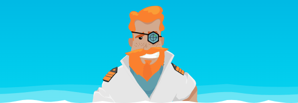 Shipper was looking rather seasick before his new updated look