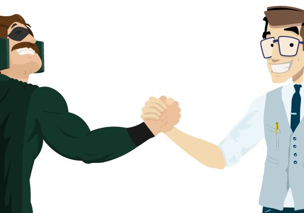 Image of Forminator and Hustle teaming up.