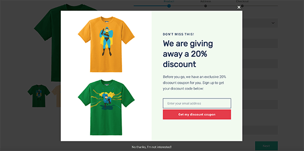 Look at the promotion created by Hustle.