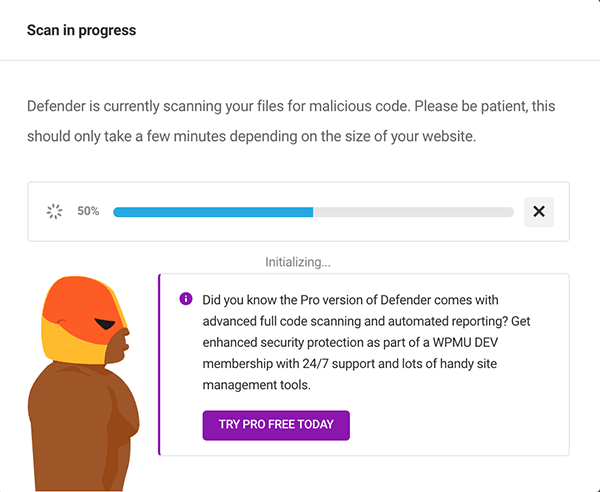 Defender scanning your files.