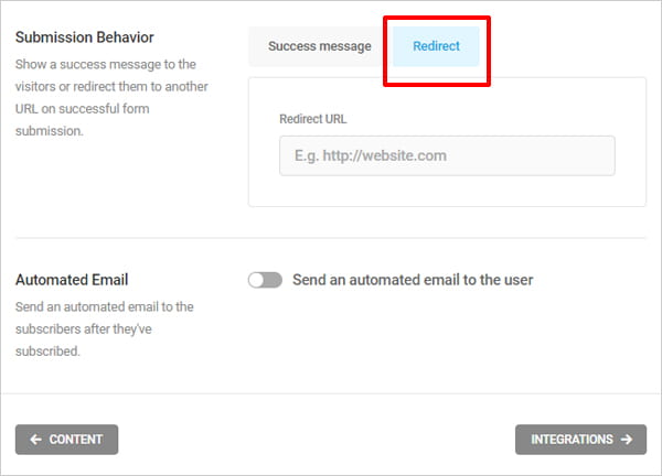 Hustle - Redirect subscribers