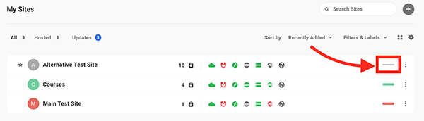 The bar that you click on to change colors.