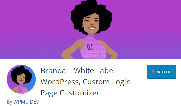 Screenshot of Branda from WP.org