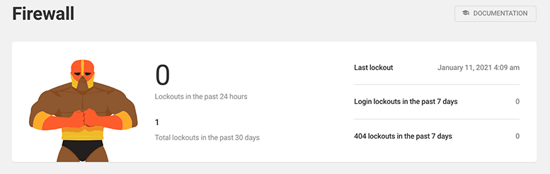 Defender's Firewall dashboard.