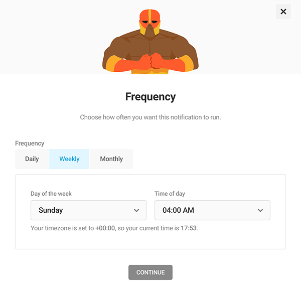 Where you schedule notifications.