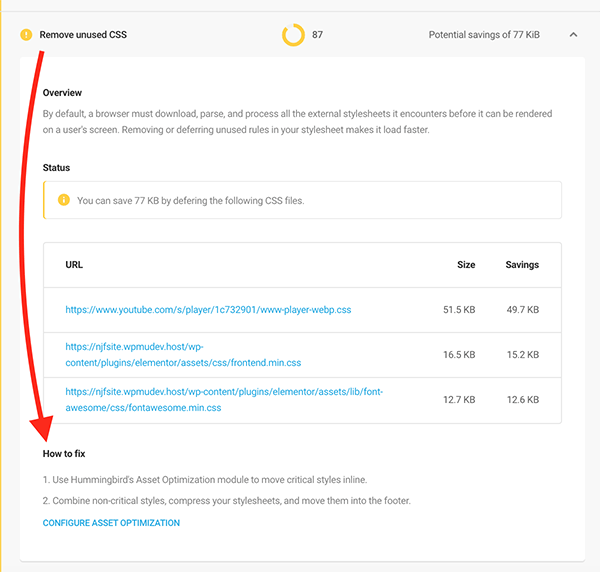 Removing unnecessary CSS.