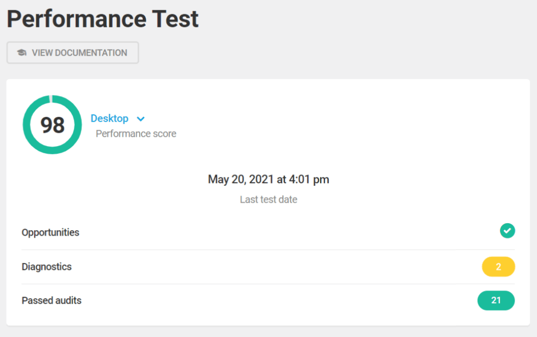 Hummingbird performance test 98