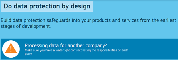 GDPR - Data Protection by Design