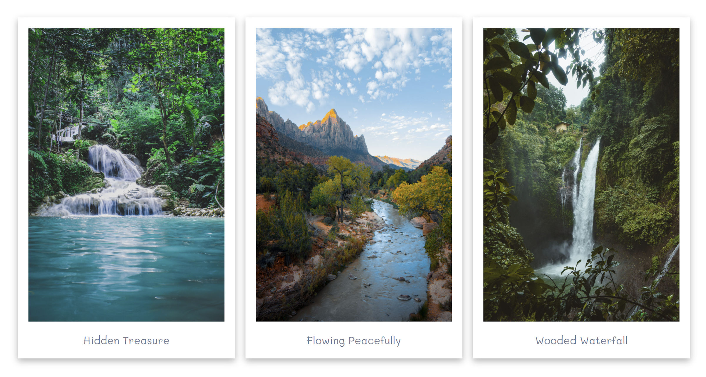 A Polaroid-style frame around all images within a WordPress gallery.