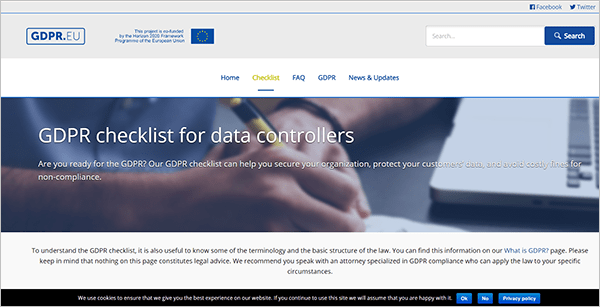GDPR checklist