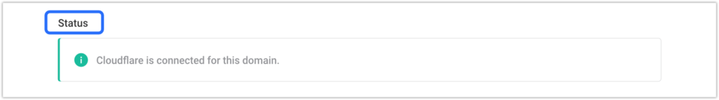 Hbird CF confirmation of connection