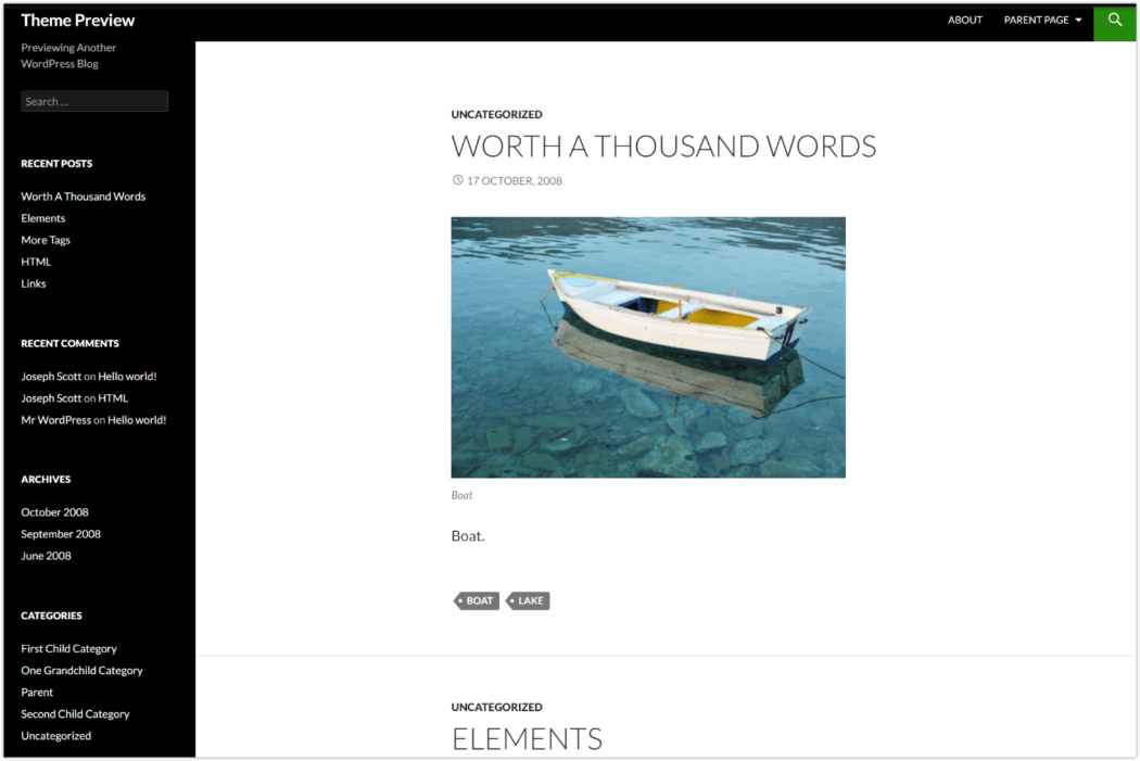 2014 Most Popular Theme – Twenty Fourteen