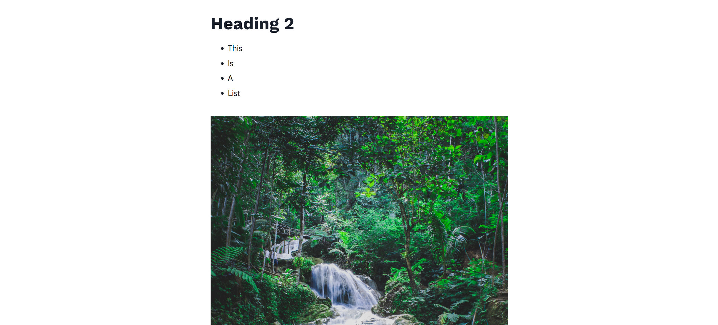 Custom theme post design that keeps its content contained when a large image is on the page.