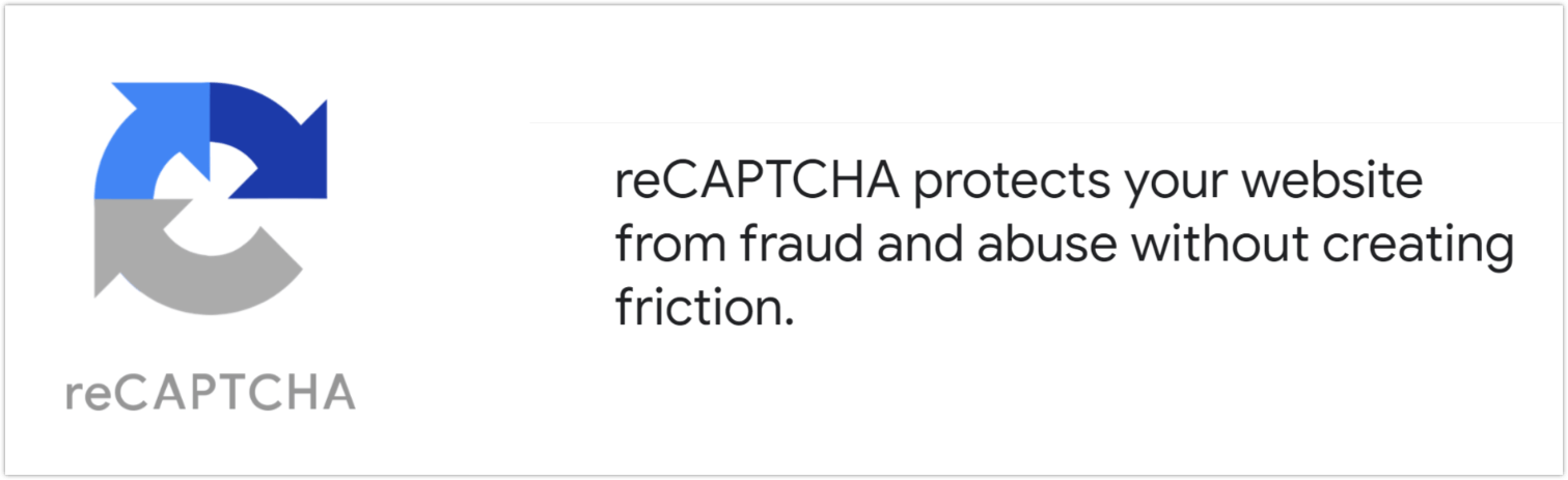 ReCAPTCHA Banner
