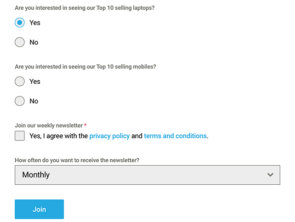 The interest of the user.